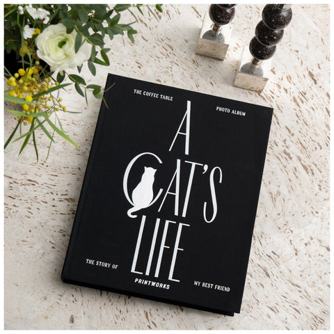 ALBUM FOTO  A CAT'S LIFE PRINTWORKS BLACK