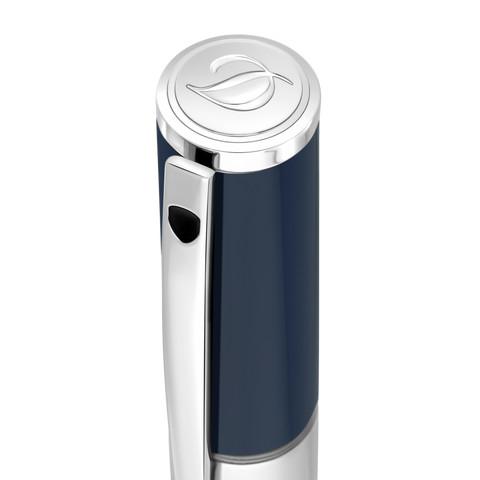 PENNA ROLLER WI DI-INITIAL BLUE/CHROME 262205 S.T. DUPONT BLUE