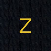 CALZA  BLU UOMO  INIZIALI  SENAPE  INDIVIDUAL SOCKS  - TAGLIA  40/45 -Z- 134-0-Z