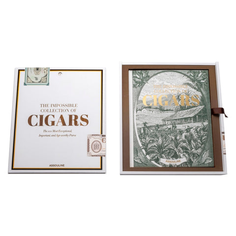 LIBRO THE IMPOSSIBLE COLLECTION OF CIGARS ASSOULINE WHITE