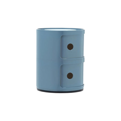 COMODINO COMPONIBILE 2 ELEMENTI AZZURRO 04966/AZ KARTELL BLUE