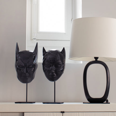 LEBLON DELIENNE WALL MASK BLACK 37CM ART. WARMA03701NO
