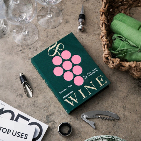 WINE TOOLS THE ESENTIALS  ART. PW00629 PRINTWORKS GREEN