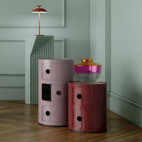 COMODINO COMPONIBILE 3 ELEMENTI MALVA 04967/MV KARTELL PURPLE