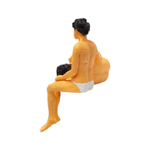 2 STATUETTE SELETTI IN RESINA LOVE IS A VERB THEO&ELENA ART. 09005