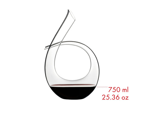DECANTER HANDMADE BLACK TIE 750 CCM 4100/23 RIEDEL TRANSPARENT