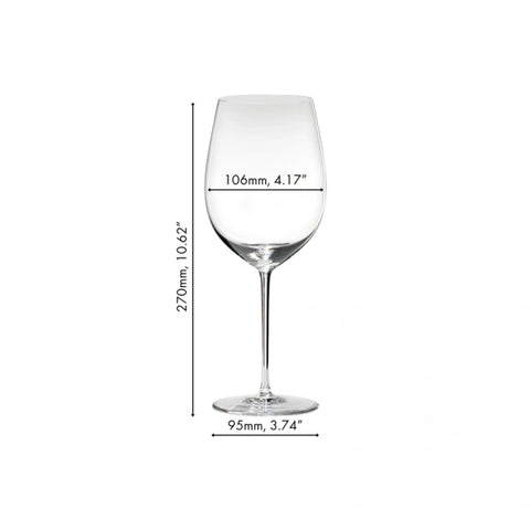 WINE GLASS SOMMELIERS BORDEAUX GRAND CRU 4400/00 RIEDEL TRANSPARENT