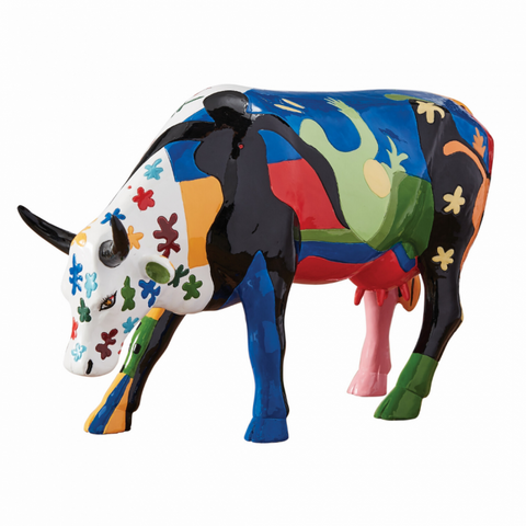 COW PARADE L A LA MOOTISSE ART. 46779 MULTICOLOR