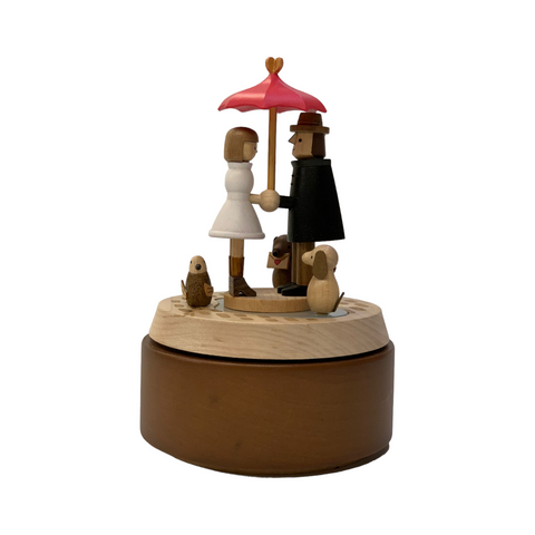 CARILLON LOVE UMBRELLA ART.1033913 WOODERFULLIFE BROWN