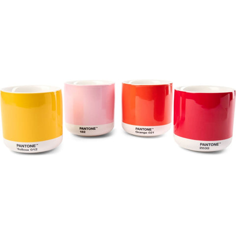 TAZZA THERMO MUG  PANTONE LATTE 101022035 COPENHAGEN DESIGN RED