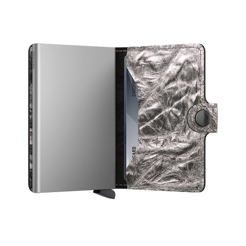 PORTAFOGLIO MINIWALLET CRUNCH SECRID SILVER