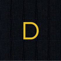 CALZA  BLU UOMO  INIZIALI  SENAPE  INDIVIDUAL SOCKS  - TAGLIA  40/45 -D- 134-0-D