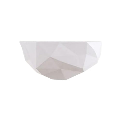 MENSOLA SELETTI RESINA SPACE ROCK DIESEL CM 22X18,7X9 BIANCA 11006