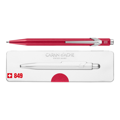 SFERA 849  CARAN D'ACHE ROSSO CON SCATOLA