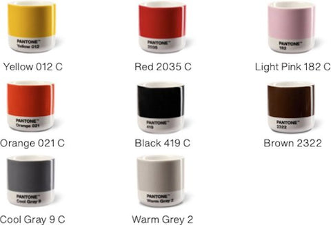 TAZZA LATTE THERMO MUG YELLOW PANTONE ART. 101020012 COPENHAGEN DESIGN YELLOW