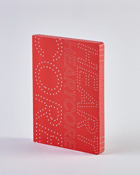QUADERNO NOTEBOOK GRAPHIC L HEART CORE ART. 56680 NUUNA RED