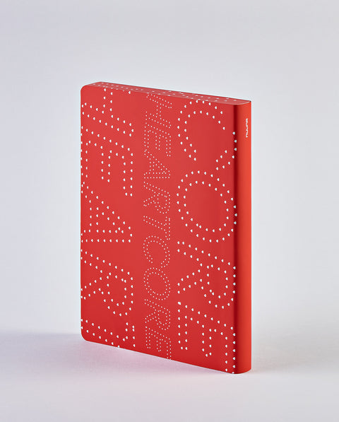 QUADERNO NOTEBOOK GRAPHIC L HEART CORE ART. 56680 NUUNA RED