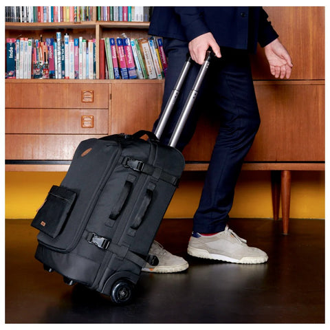 TROLLEY SOFT SUITCASE 52X35X25 BERLIN CABAIA BLUE