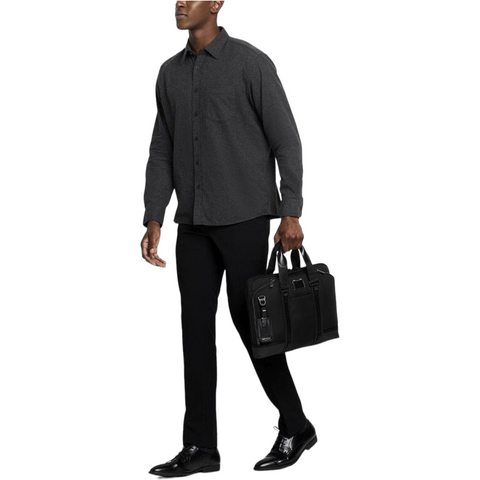 CARTELLA 2 MANICI ALPHA BRAVO ACCADEMY BRIEF 142488/1041 TUMI BLACK