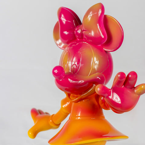 SCULPTURE MINNIE WELCOME SUNRISE PINK DISST03102DEG6 LEBLON DELIENNE MULTICOLOR