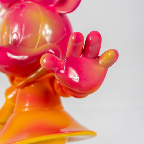 SCULPTURE MINNIE WELCOME SUNRISE PINK DISST03102DEG6 LEBLON DELIENNE MULTICOLOR