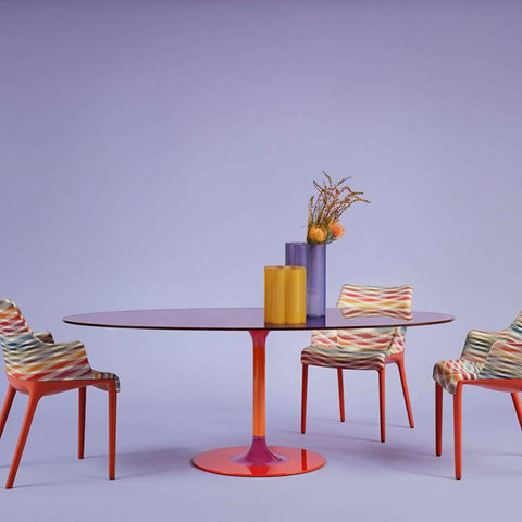 VASO OKRA ALTO 0158401 KARTELL ORANGE