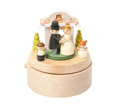 WOODERFULLIFE MUSIC BOX WEDDING CHAPEL S ART. 1060401