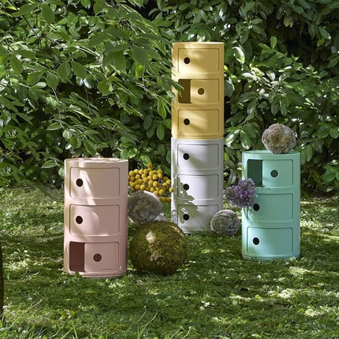 COMODINO COMPONIBILE BIO 3 ELEMENTI 5970/VE KARTELL GREEN