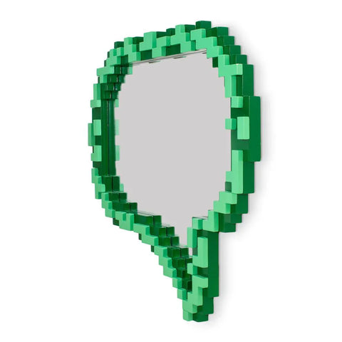 SPECCHIO MESSAGE 72X66 CM 17058 SELETTI GREEN