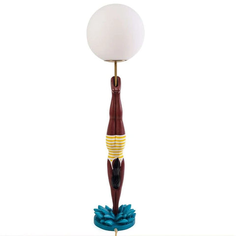 LAMPADA DA TAVOLO SELETTI IN RESINA LADY DIVER GIALLO 14937