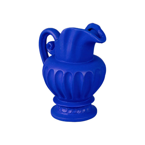 VASO SELETTI IN TERRACOTTABLU CARAFFA CM 23,5X19 H28  11508B