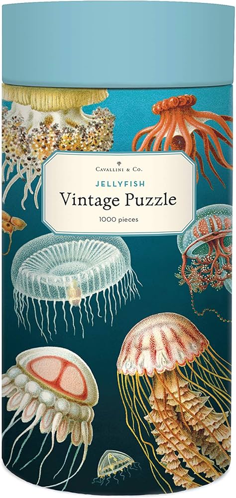 VINTAGE PUZZLE CAVALLINI & CO 1000 PZ 55X70 JELLYFISH PLZ/JELLY