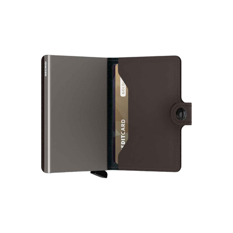 MINIWALLET SECRID MATTE TRUFFLE