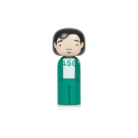 LUCIE KAAS SKETCH.INC KOKESHI SQUID GAMES PLAYER 456 H 14,5 ART. SI02SG456 GREEN