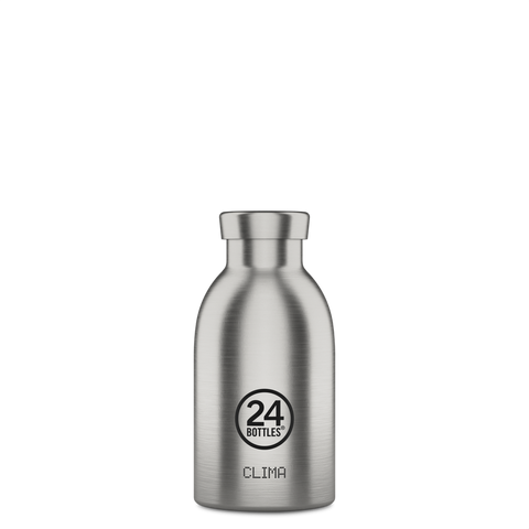 BORRACCIA CLIMA BOTTLE 330 ML STEEL 24 BOTTLES GREY