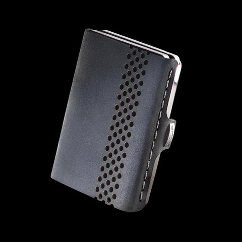 PORTAFOGLIO  MAX STEEL POLISHED SOFT TOUCH I-CLIP BLACK