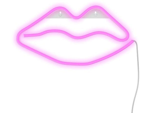 NEON LED LAMP GINGA 27*14 CM LIPS