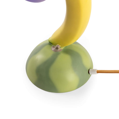 LAMPADA DA TAVOLO IN RESINA VITAMIN SELETTI CM 23X15 H31 - AUBERGINE ART. 1537