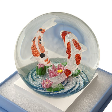 COOL SNOW GLOBES KOI FISH CS361-KOIF