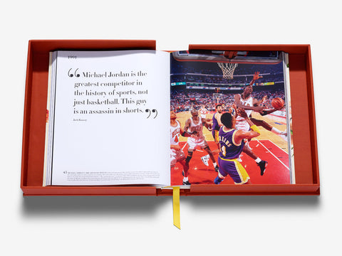 LIBRO BASKETBALL THE IMPOSSIBLE COLLECTION ASSOULINE ORANGE