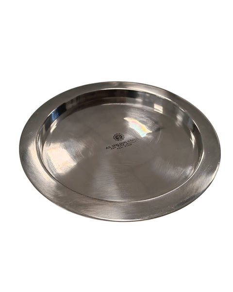 PIATTO ROTONDO L ART. 862882U828 SPALDING SILVER