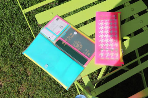 PORTADOCUMENTI NALTHINI TRAVEL WALLET-COLORFULL LIGHTREE MULTICOLOR