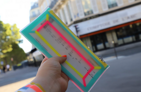 PORTADOCUMENTI NALTHINI TRAVEL WALLET-COLORFULL LIGHTREE MULTICOLOR