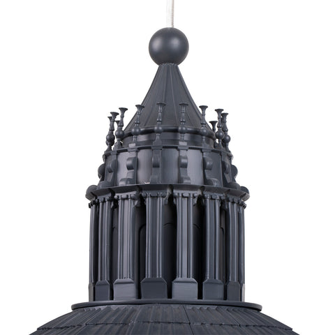 LAMPADARIO CUPOLONE QUARANTACINQUE CM 45H 47 07968 SELETTI BLACK