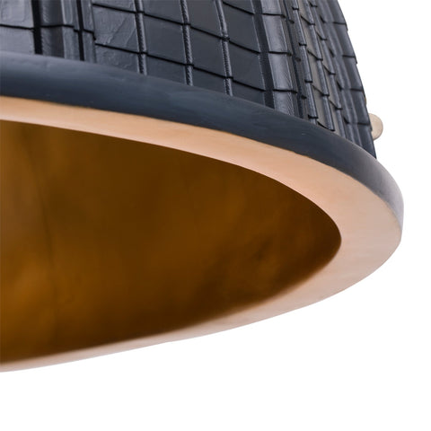 LAMPADARIO CUPOLONE QUARANTACINQUE CM 45H 47 07968 SELETTI BLACK