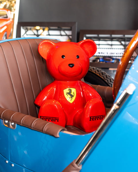 ORSETTO TEDDY FERRARI 35 CM NAOR RED