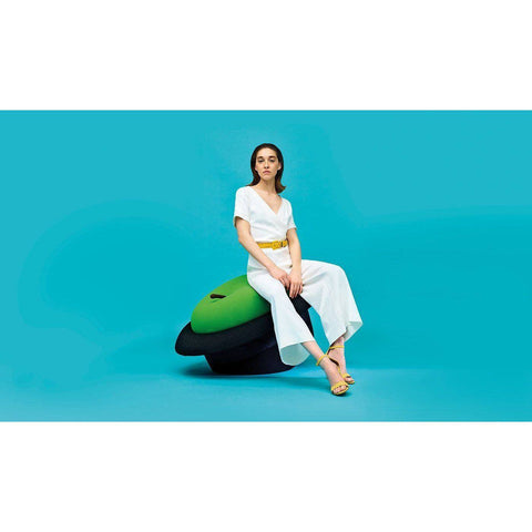 POLTRONA MAGRITTA GUFRAM GREEN