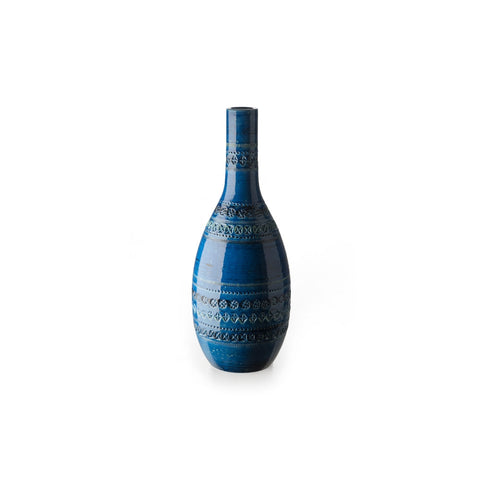 VASO BOTTIGLIA RIMINI BLU CM. 53 ALDO LONDI ART. ZZ999-201 BITOSSI VERAMICHE BLUE