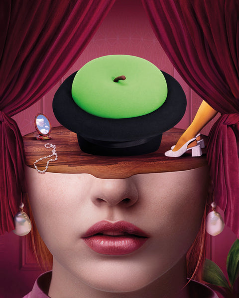 POLTRONA MAGRITTA GUFRAM GREEN