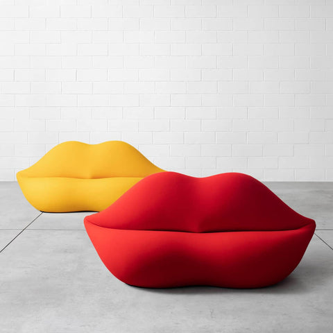 DIVANO UNLIMITED BOCCA GUFRAM RED